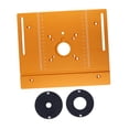 thumbnail image 3 of Router Mesa Placa Insertable Aleación Aluminio Bancos Carpintería con Accesorios Precisión Herramienta Bricolaje Adecuada para Decoración Del Hogar Fa, 3 of 9