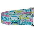 thumbnail image 5 of Country Brook Petz® Love and Peace Martingale Dog Collar, Large, 5 of 5