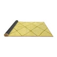 thumbnail image 2 of Ahgly Company Indoor Rectangle Solid Yellow Modern Area Rugs, 5' x 8', 2 of 4
