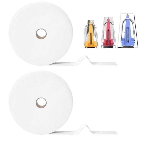 YIGSECU 2Pcs Needle-Punched Cotton Batting for Braided RugsPurses Quilts Rug And Upholstery Project 2-1/4inch by 76Yards