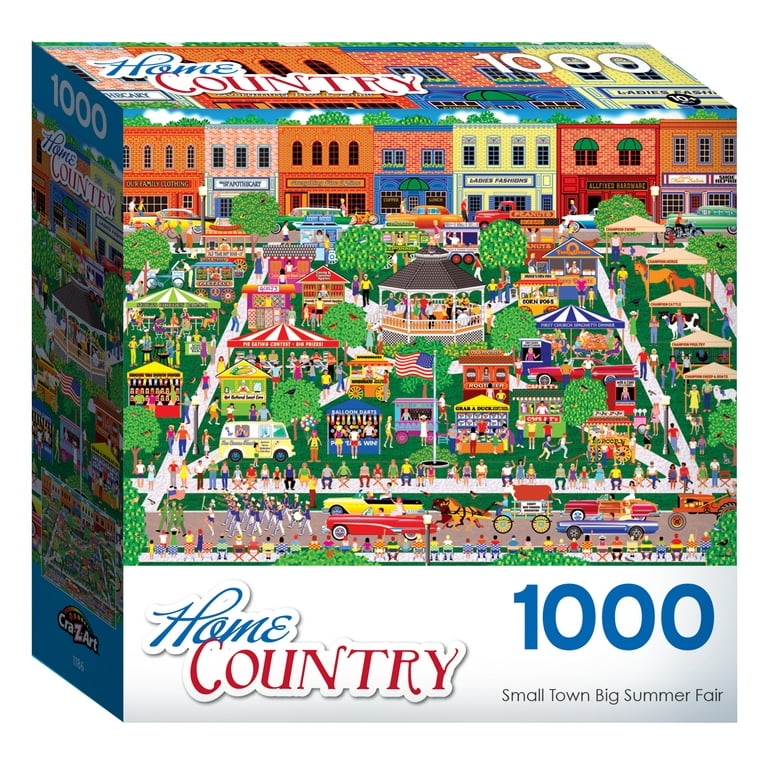 Cra-Z-Art Home Country 1000-Piece Small Town Big Summer Fair