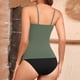 thumbnail image 4 of WILLBEST Traje de Baño de Natación Bandeau Trajes de Baño para Mujer Trajes de Baño de Dos Piezas conjuntos de Tankini Fruncidos Trajes de Baño Sin Tirantes, 4 of 6