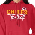 thumbnail image 3 of Women's G-III 4Her by Carl Banks  Red Kansas City Chiefs Graphic Fleece Pullover Hoodie, 3 of 3