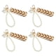 thumbnail image 1 of Guardurnaity Conjunto de 4 piezas: Perla para mujer, Llave corta con cuentas, Elegante, versátil, duradera y fácil de limpiar, Resistente, Ideal Ropa, zapatos y accesorios Miscelánea caqui, 1 of 6