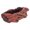 Dark Red, variant on Toyandona Rustic Vintage Concrete Driftwood Flower Container with Wooden Bark Texture