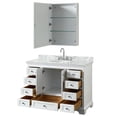 thumbnail image 3 of Wyndham Collection WCS202048SKGCMUNOMED Deborah 48" Free Standing Single Vanity Set - Dark, 3 of 6