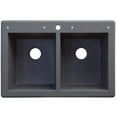 thumbnail image 3 of Transolid 33" x 22" Top Mount Radius Granite Kitchen Sink, Available in Various Colors, 3 of 4