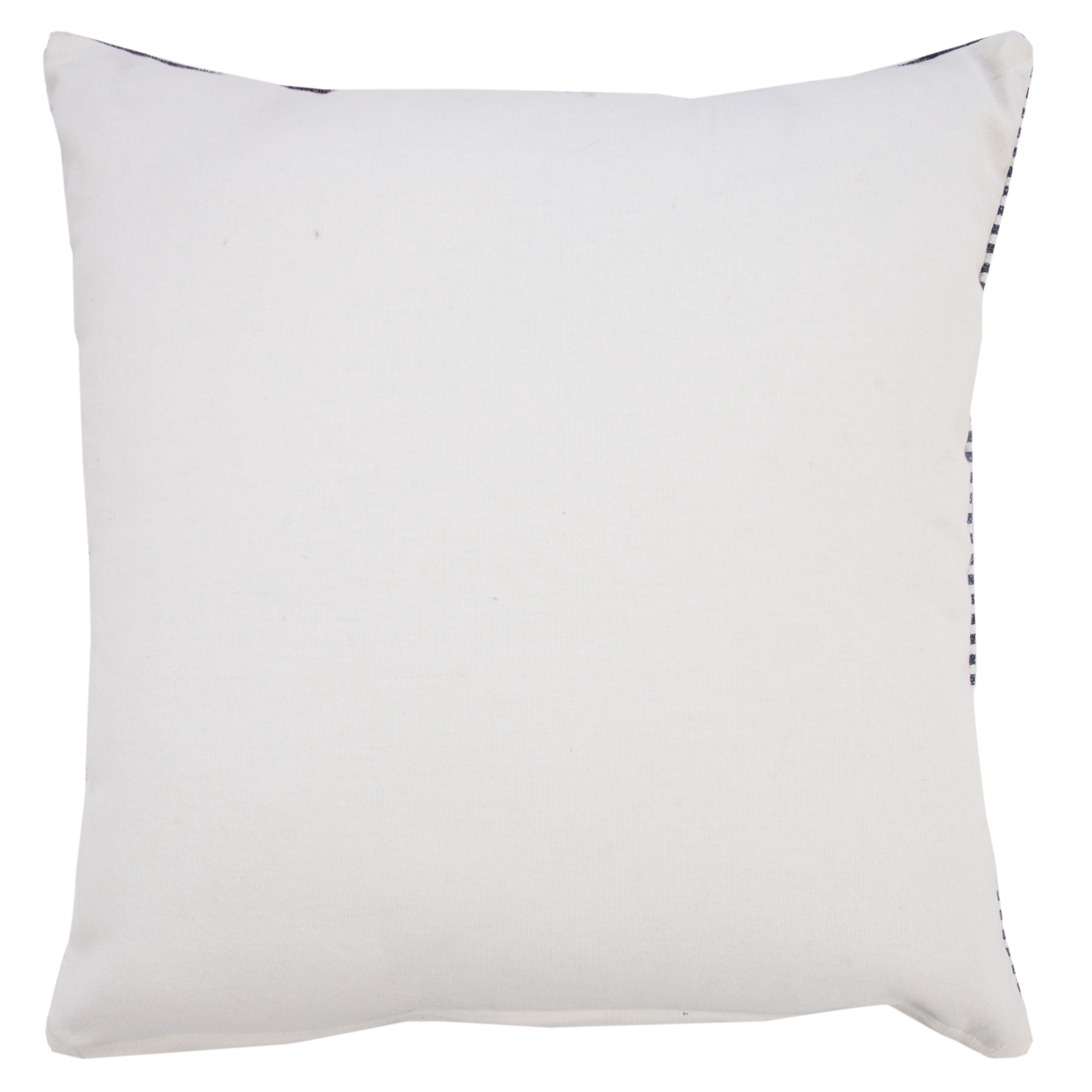 Ox Bay Hampton Set of 2 Striped 20" x 20" Blue/White Cotton Adult Decorative Throw Pillows