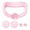 Pink, variant on VR Face Cover and Lens Cover Compatible with Meta Quest 3S, Waterproof Silicone Face Pad Mask & Face Cushion & Joystick Thumb Grip for VR Headset, Anti-light Leakage-Purple
