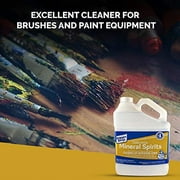 Klean Strip Odorless Mineral Spirits Non-Toxic Formula Wood Restoration Degrease Automotive Wipes Off Price Tag Residue Parts Now with Chemical Resistant Gloves by Centaurus AZ, 1 Gallon