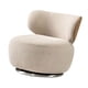 thumbnail image 4 of Silla giratoria tipo barril,Silla giratoria de barril sala de estar moderna de 360 grados,Silla de sofá individual Silla redonda de ocio de moda,Silla decorativa con respaldo pequeño Beige, 4 of 9