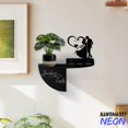 thumbnail image 2 of Handmadetneonsign Couple Metal Wall Shelf, Couple Heart Metal Wall Planter Set, Couple Lover Plant Decor, Couple Wedding Metal Wall Pot Holder 100298, 2 of 4