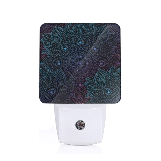 Balery Boho Luz Nocturna LED con Sensor Automático, Enchufe con Sensor Crepuscular, Luz Suave de 0.5W para Dormitorio, Pasillo, Baño-EU