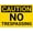 Warning Sign 4, variant on Caution No Trespassing Restricted Access Sign 12 x 8 Inches - No.6367 Safety Metal Tin Sign, Warning Notice for Yard, Office, Indoor Outdoor Private Area