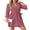 03-C-Tan, variant on Womens Waffle Wrap Robe V Neck Tie Waist 3/4 Sleeve Lounge Nightgown Soft Sleepwear Dark Gray XL
