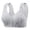 A-Grey472, variant on Lace Daisy Bras For Older Women Front Closure Support Lift Non Underwire Bra Full Coverage Minimalist Daily Bras