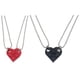 thumbnail image 2 of Juego De Collares De Corazón De Ladrillo Para Parejas, Colgante De 2 Piezas De Amistad Con Cuentas Fuertes, Collar De Cadena, Regalo De Joyería Para Hombres Y Mujeres Scienceny AP006748-02, 2 of 6