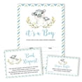 thumbnail image 4 of Inkdotpot Set Of 30Hippo Jungle Animals Baby Shower Invitations-Diaper Raffle Tickets And Baby Shower Book Request Cards Invites Its A Boy Its A Girl, 4 of 7