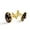 Color 4, variant on Men's Classic Stainless Steel, Mushroom Butterflies Pattern Cufflinks Business Wedding Shirts, Golden