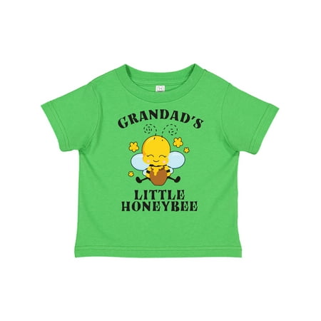 

Inktastic Cute Bee Grandad s Little Honeybee with Stars Gift Toddler Boy or Toddler Girl T-Shirt