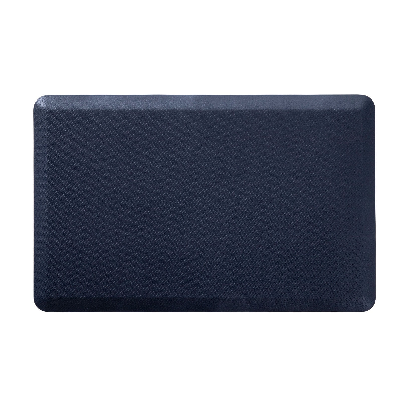 Carvapet Anti-Fatigue Floor Mat Cushioned Kitchen Comfort Mat, Waterproof Non-Slip Standing Desk Foam Mats and Rugs, Navy Blue, 17.3"x28"