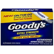 Goody's Extra Strength Headache Powders 50 ea (Pack of 4)