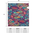 thumbnail image 4 of Magnetic Mailbox Covers Polyester Oxford Cloth Anti-UV and Reusable Letterbox Cover 21×18 Inch,Colorful Paisley, 4 of 6