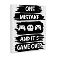 thumbnail image 2 of Stupell Industries Contemporary One Mistake It's Game Over Canvas Art, 24 x 30, by Marcus Prime, 2 of 7