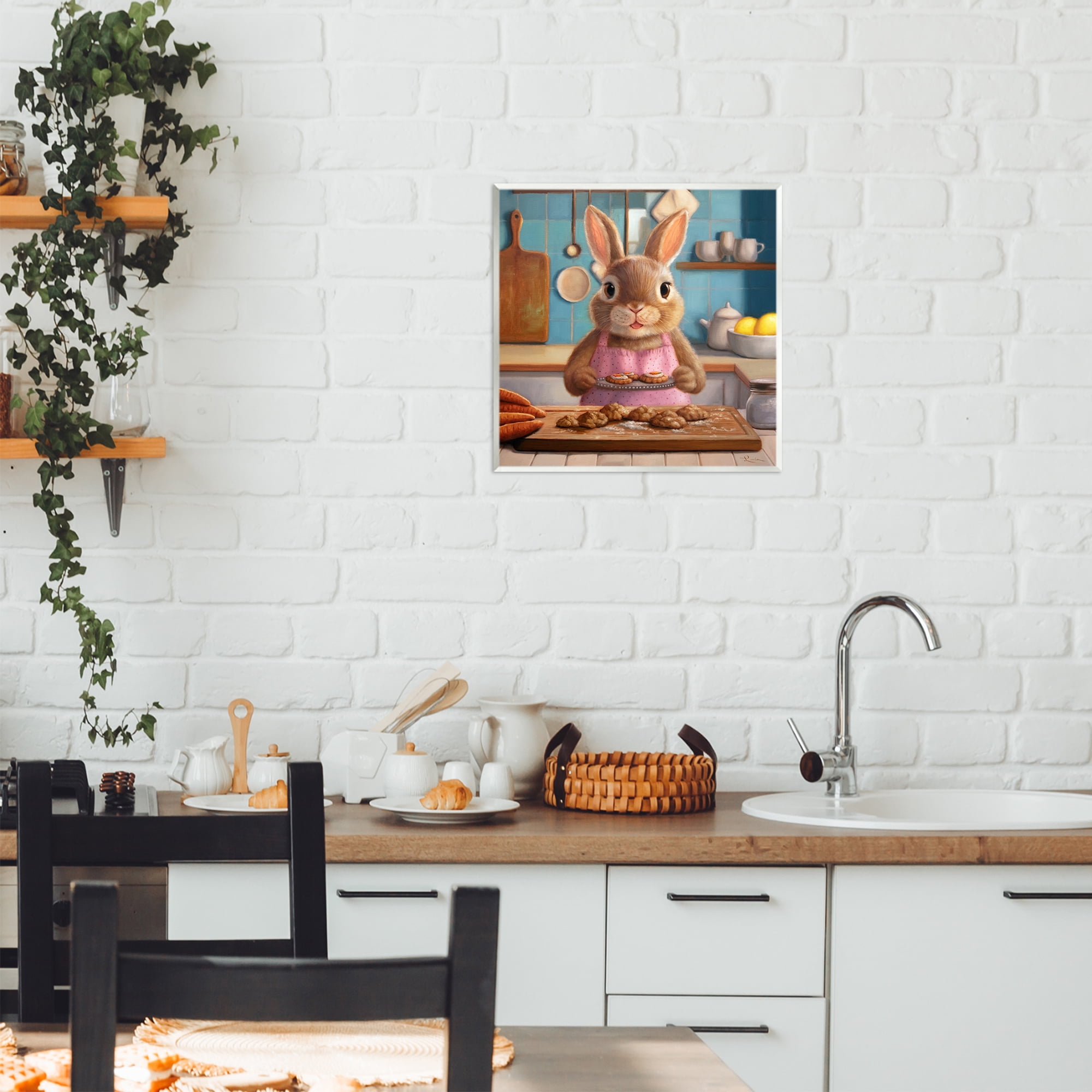Stupell Industries Mrs. Bunny Bakewell Wall Plaque Art, design by Lucia Heffernan