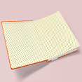 thumbnail image 6 of Class Act Stationery Orange Book Bound Faux Leather 10"x7" Journal, 100 CR Sheets, 6 of 8