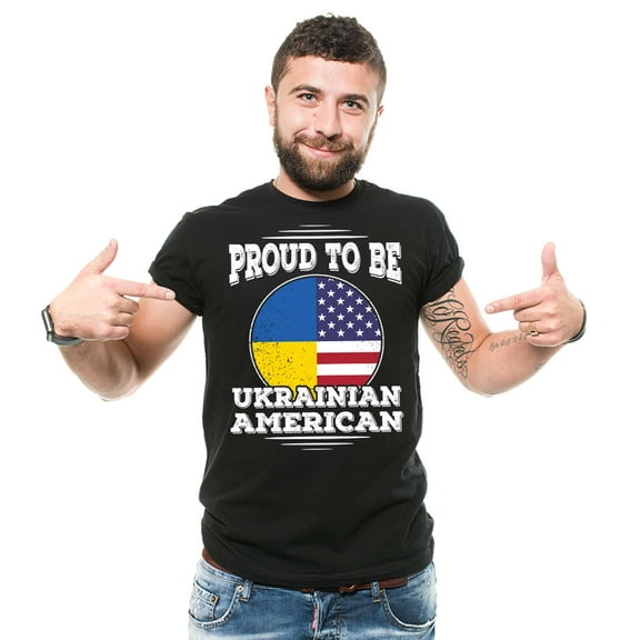 Proud To Be Ukrainian American Shirt Ukraine America Patriotic Shirt USA Ukraine Shirt Ukraine Shirt