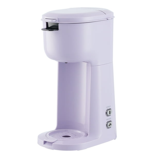 Mainstays Single Serve Dual Brew Coffee Maker, Iris Whisper Walmart