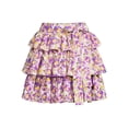 thumbnail image 5 of Time and Tru Women's Mini Skirt, 5 of 5