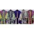 thumbnail image 2 of Nitin Textiles Kimono Jacket, Women's Printed Cotton Sleepwear Robe, 2-Pack, 2 of 6