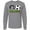 Athletic Heather, variant on Inktastic Go, Brazil- Soccer, Football Long Sleeve T-Shirt