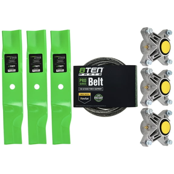 8TEN Blade Spindle Belt Idler Kit for Cub Cadet 48 inch 2014 19A40015 MK1005652