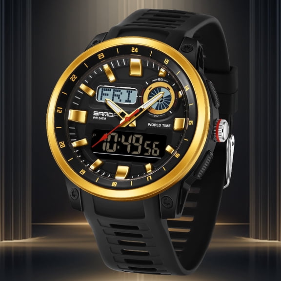 Men's Watch Waterproof Digital Sport Watch Military Digital Watches for men Alarm Back Light Classic Large face Watch