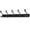 Black, variant on Uxcell 10" Dual 3 Hooks Wall Hooks Coat Rack Coat Hooks Zinc Alloy Black-A 1pcs