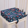 thumbnail image 2 of Cojín de elevación para Silla de niños Ehuebsd extraíble verde bosque, 2 of 6
