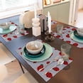 thumbnail image 6 of Placemats Set of 4, Ladybug Place mats for Dining Table Indoor/Outdoor, Cute Heat Resistant Washable Table Mats(18" x 12"), 6 of 8