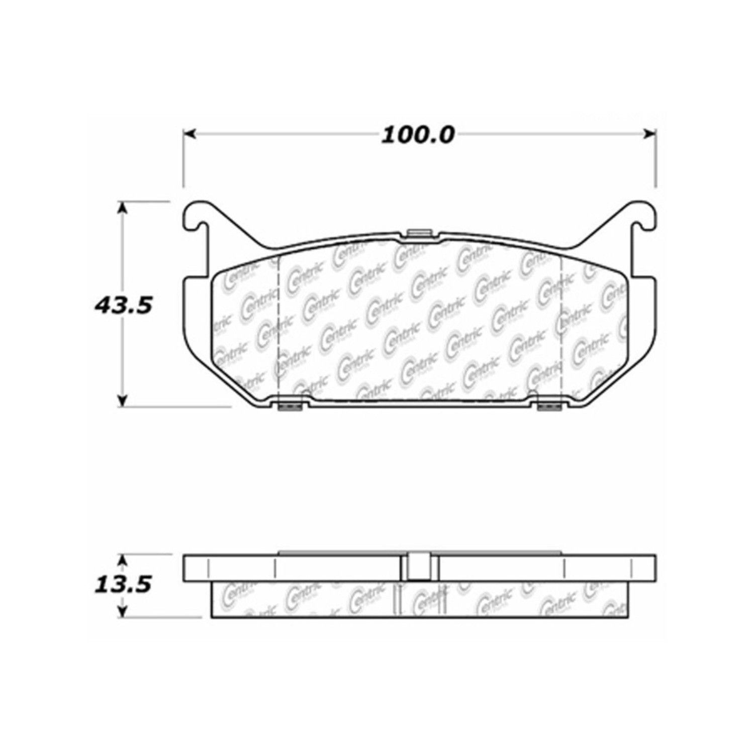 Centric Parts - Ceramic Pads