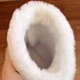 thumbnail image 3 of Women'S Winter Plush Adult Water Shoes Anti-Skid Short Rubber Boots Warm Rain Boots, 3 of 6