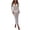 White-02, variant on Lopeceal Swimsuit Cover Up For Women Sexy Lace O-Ring Linked Open Back Slim Fit Long Sleeve Bikini Cover Up Dress Beach Vacation