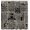 Muiti-a473, variant on USA Political Road Map Shower Curtain Map Pointers Bathroom Curtains, Machine Washable, Water-Repellent, 72 by 72 Inches