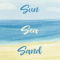thumbnail image 2 of Robinson, Tamara 15x15 White Modern Wood Framed Museum Art Print Titled - Sun Sea Sad, 2 of 4