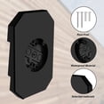 thumbnail image 4 of FUYGRCJ Plastic Siding Mounting Block Kit, Textured Siding Mounting Plate, Outdoor Light Mounting Block for 1/2inch Lap Double and 4inch Height Siding, 4 of 10