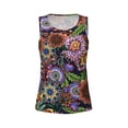thumbnail image 6 of Sigee Vintage Floral for Women's Workout Tank Top,Running Tank Tops,Sleeveless Gym ClothesLarge, 6 of 8