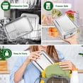 thumbnail image 6 of Vesteel Stainless Steel Bento Box, 47oz Lunch Box Metal Food Storage Container with Removable Dividers, Portable & Leak-Proof Meal Prep Container with 3 Compartment, 6 of 8