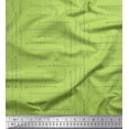 thumbnail image 1 of Soimoi Green Velvet Fabric Heart & Arrow Tribal Print Fabric by the Yard 58 Inch Wide, 1 of 3