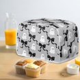 thumbnail image 4 of Yuyamidu Ghost Bow 2 Slice Toaster Cover Stain Resistant Bread Maker Dust Cover Wide Slot Kitchen Small Appliance Protective Cover Anti Smudge Halloween Kitchen Decor, 4 of 7